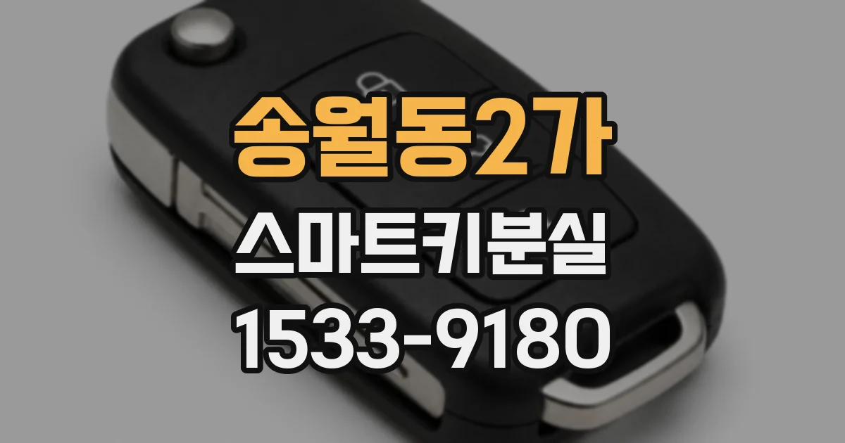 송월동2가 스마트키분실