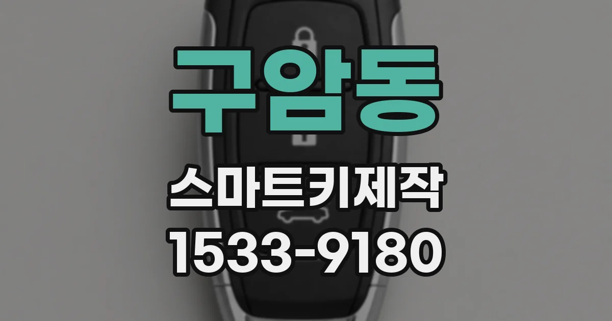 구암동 스마트키제작