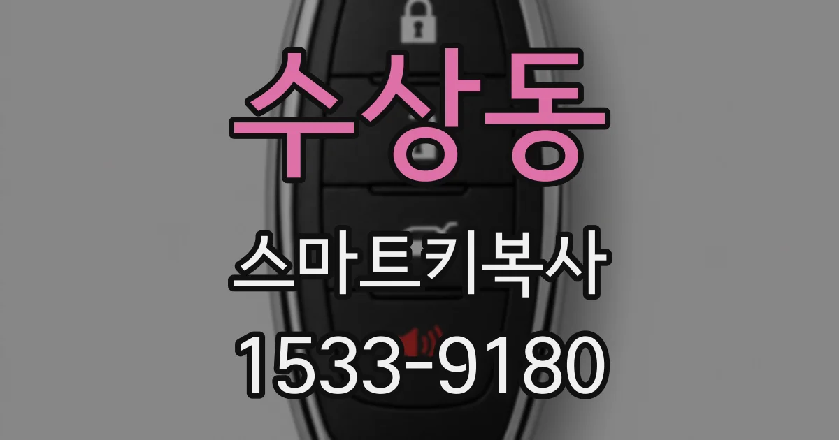 수상동 스마트키복사