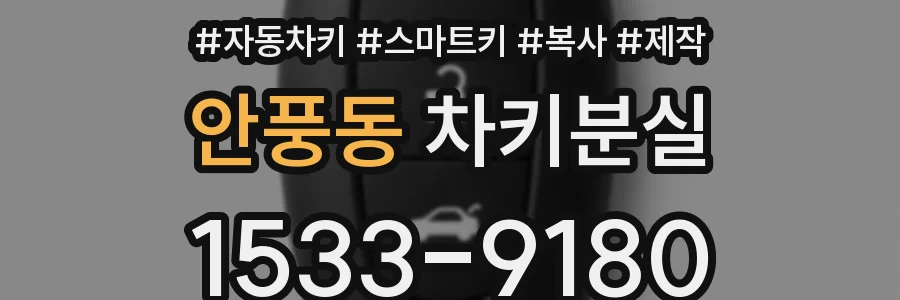 안풍동 차키분실