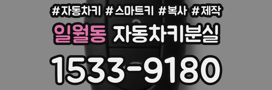 일월동 자동차키분실