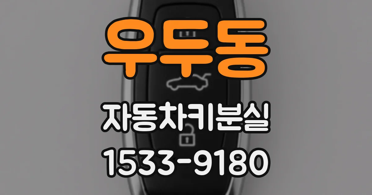 우두동 자동차키분실