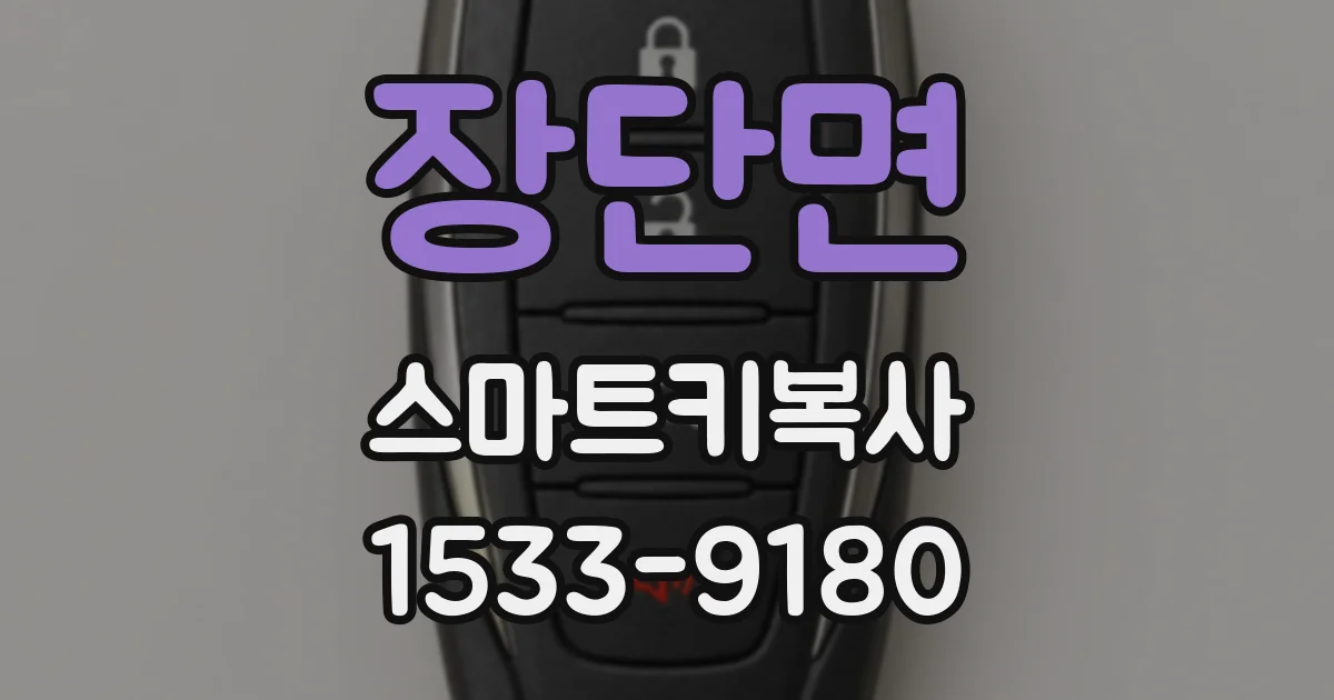 장단면 스마트키복사