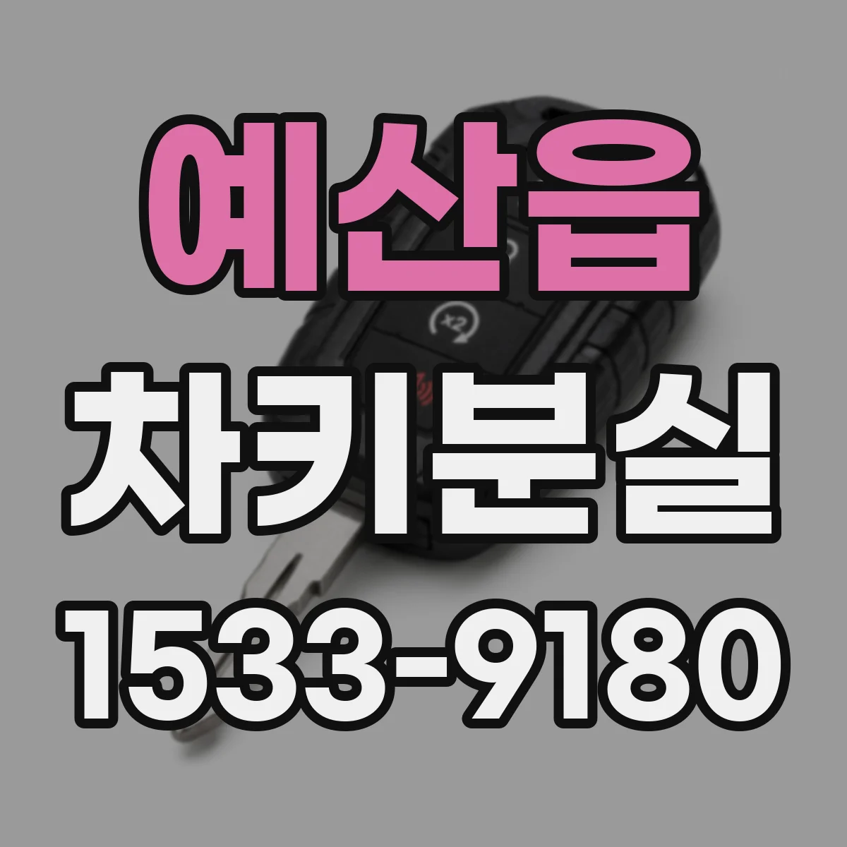 예산읍 차키분실
