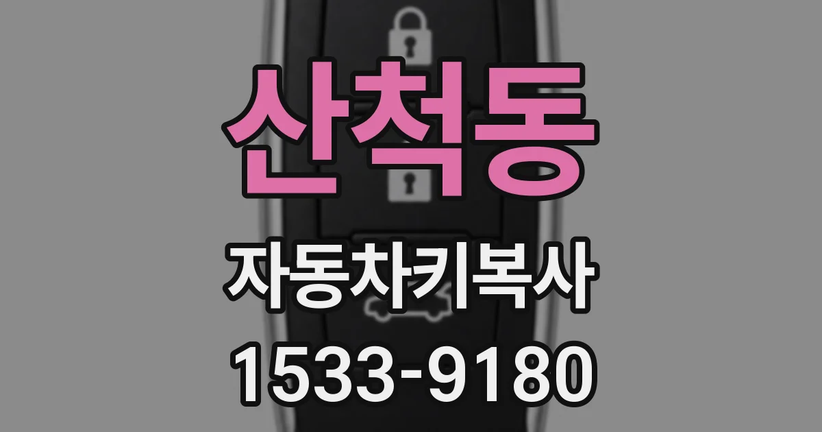 산척동 자동차키복사