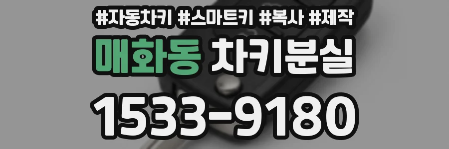 매화동 차키분실