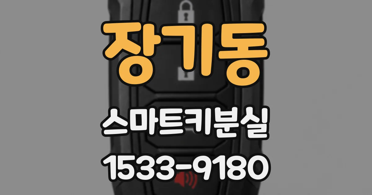 장기동 스마트키분실