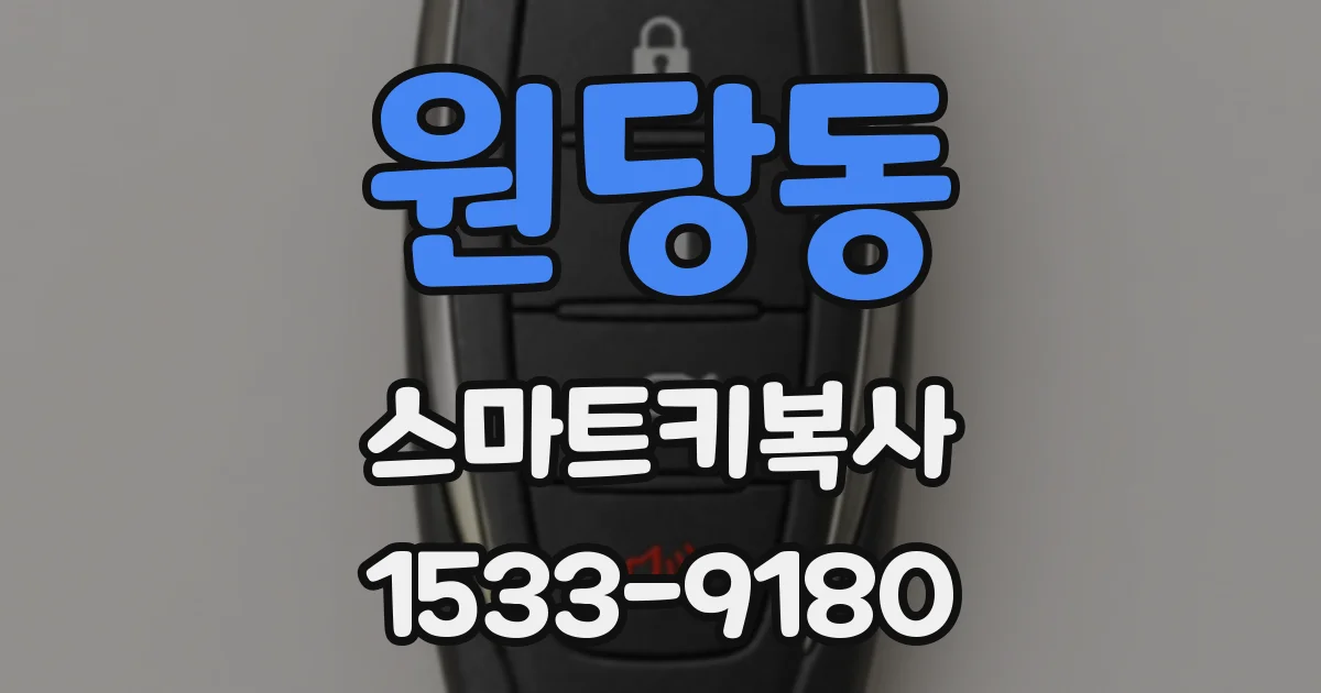 원당동 스마트키복사