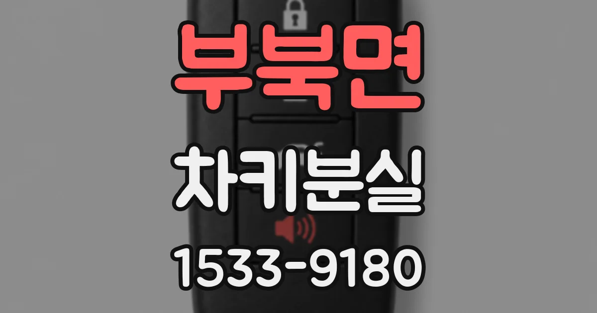 부북면 차키분실