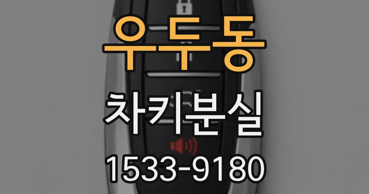 우두동 차키분실
