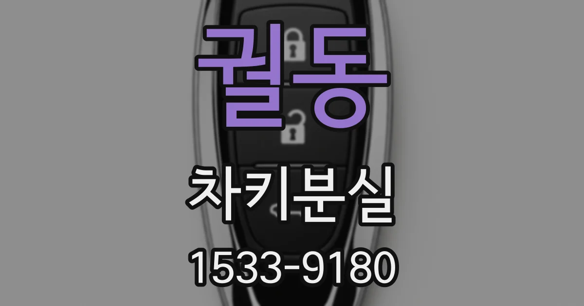 궐동 차키분실