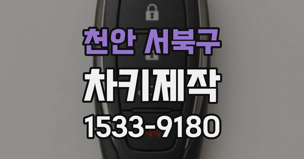 천안 서북구 차키제작