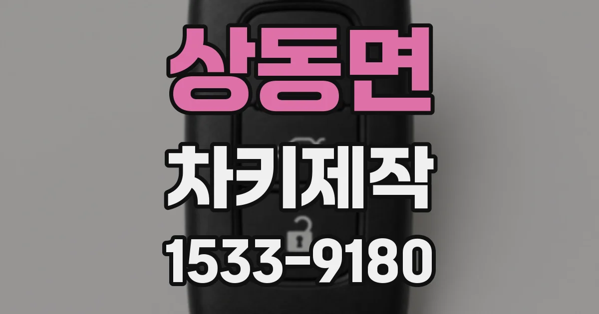 상동면 차키제작