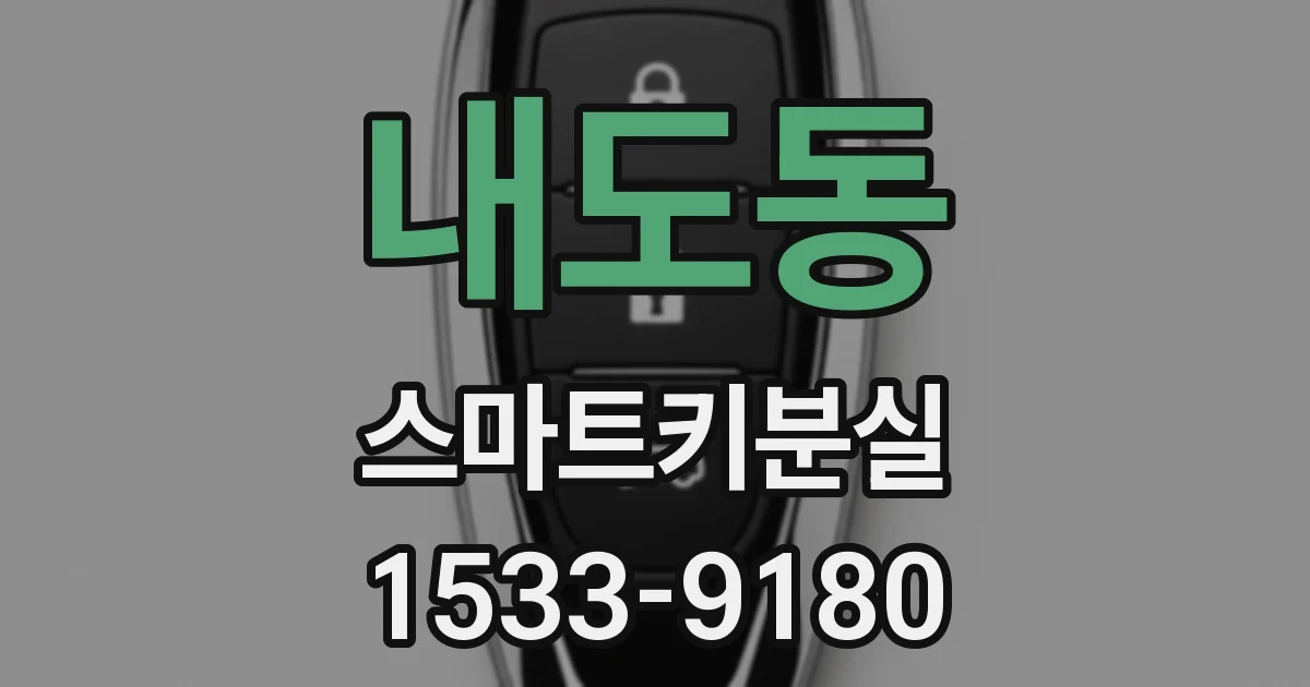 내도동 스마트키분실