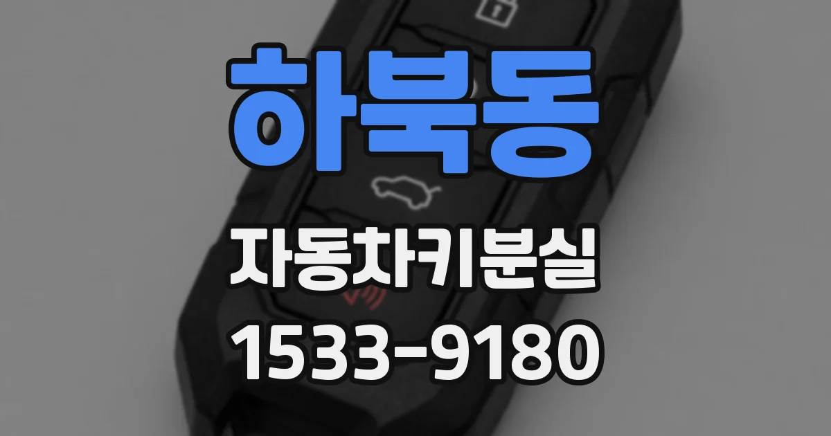 하북동 자동차키분실