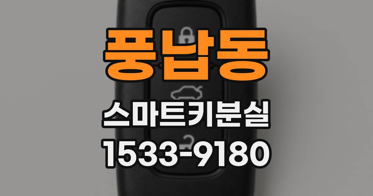 풍납동 스마트키분실