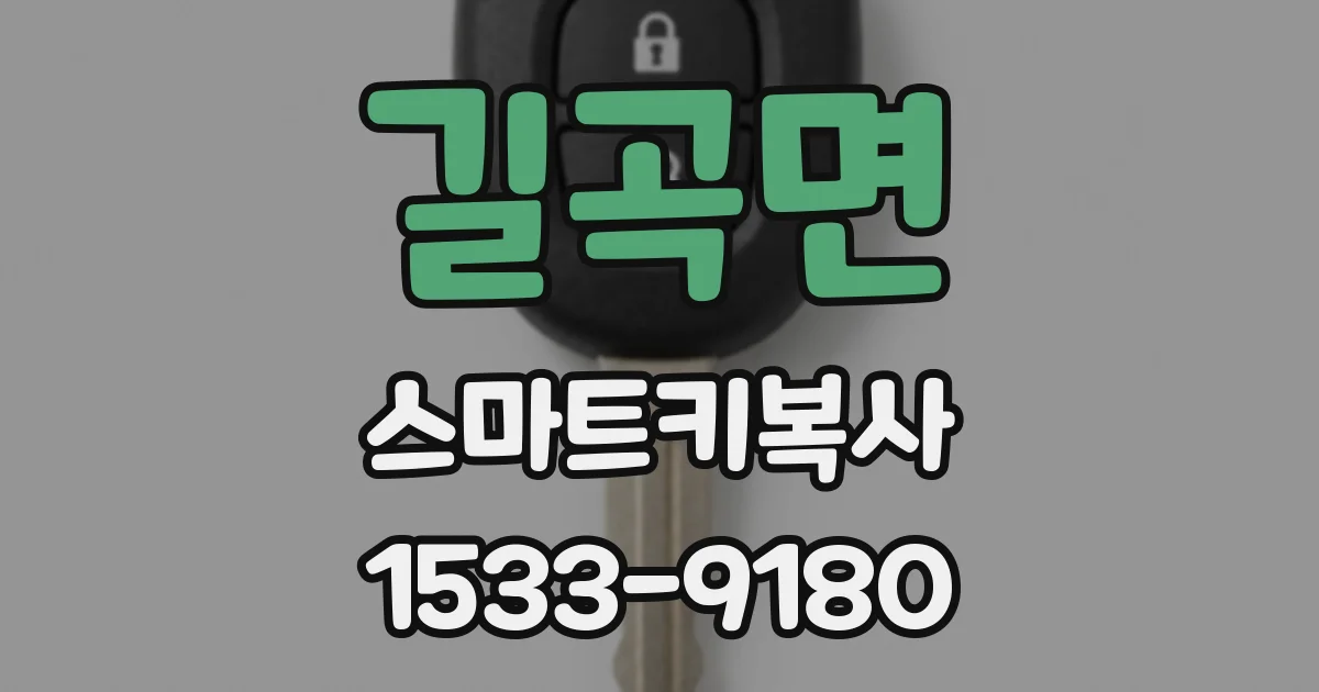 길곡면 스마트키복사