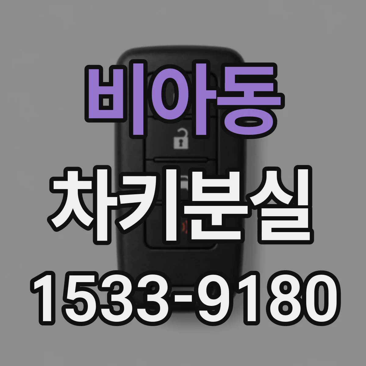 비아동 차키분실