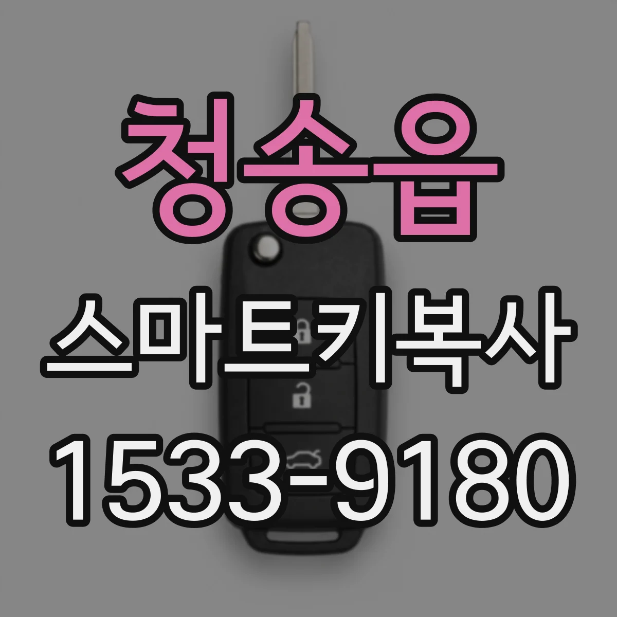 청송읍 스마트키복사