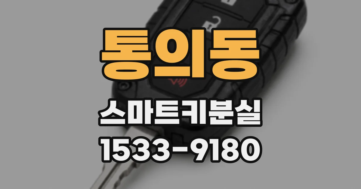 통의동 스마트키분실