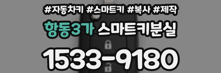 항동3가 스마트키분실