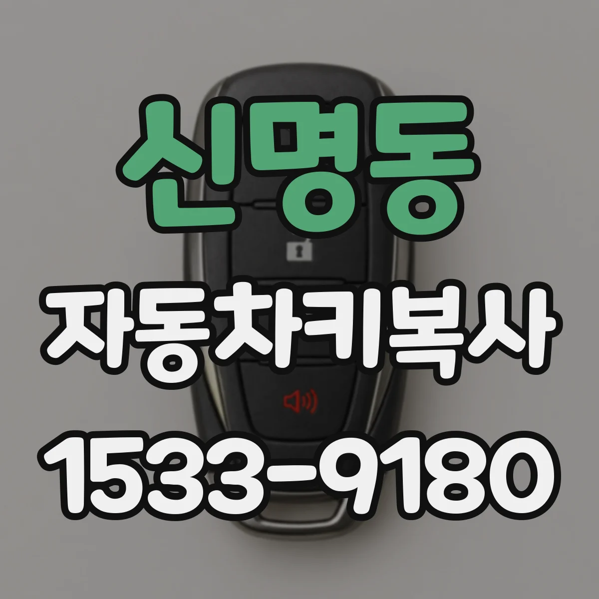 신명동 자동차키복사