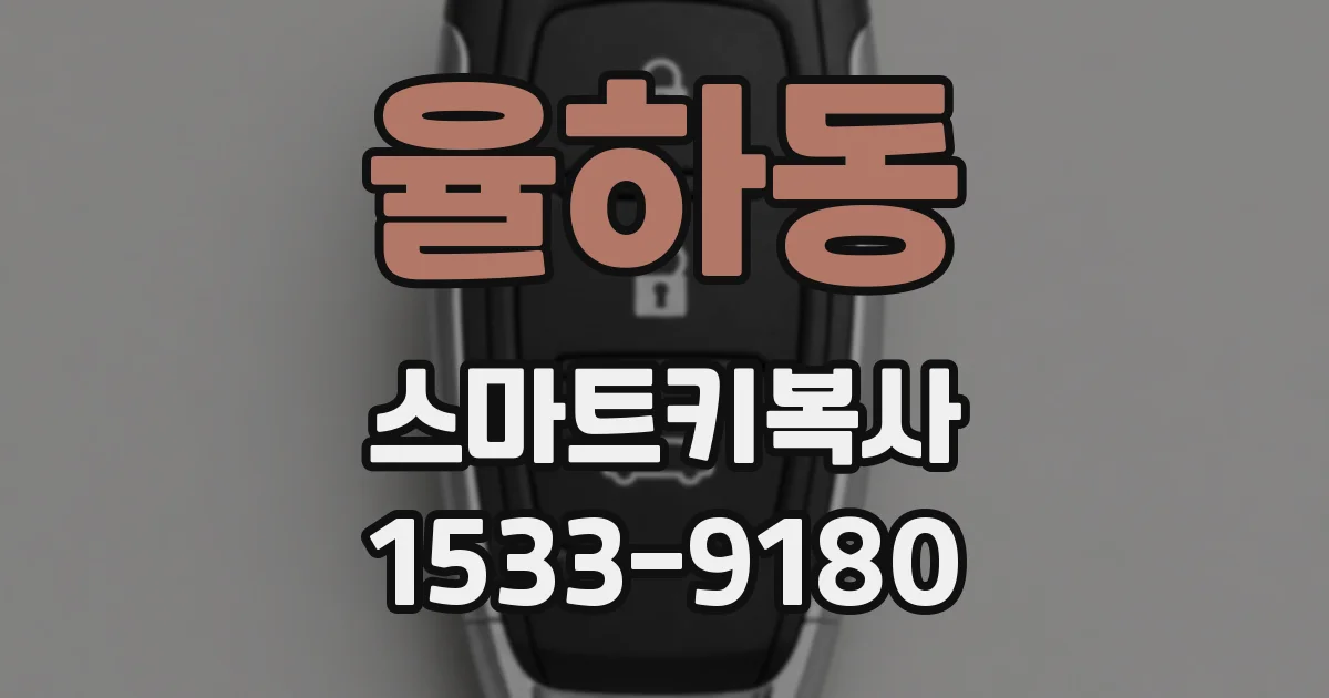 율하동 스마트키복사