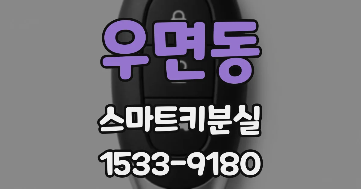우면동 스마트키분실