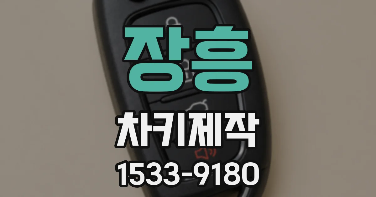 장흥 차키제작