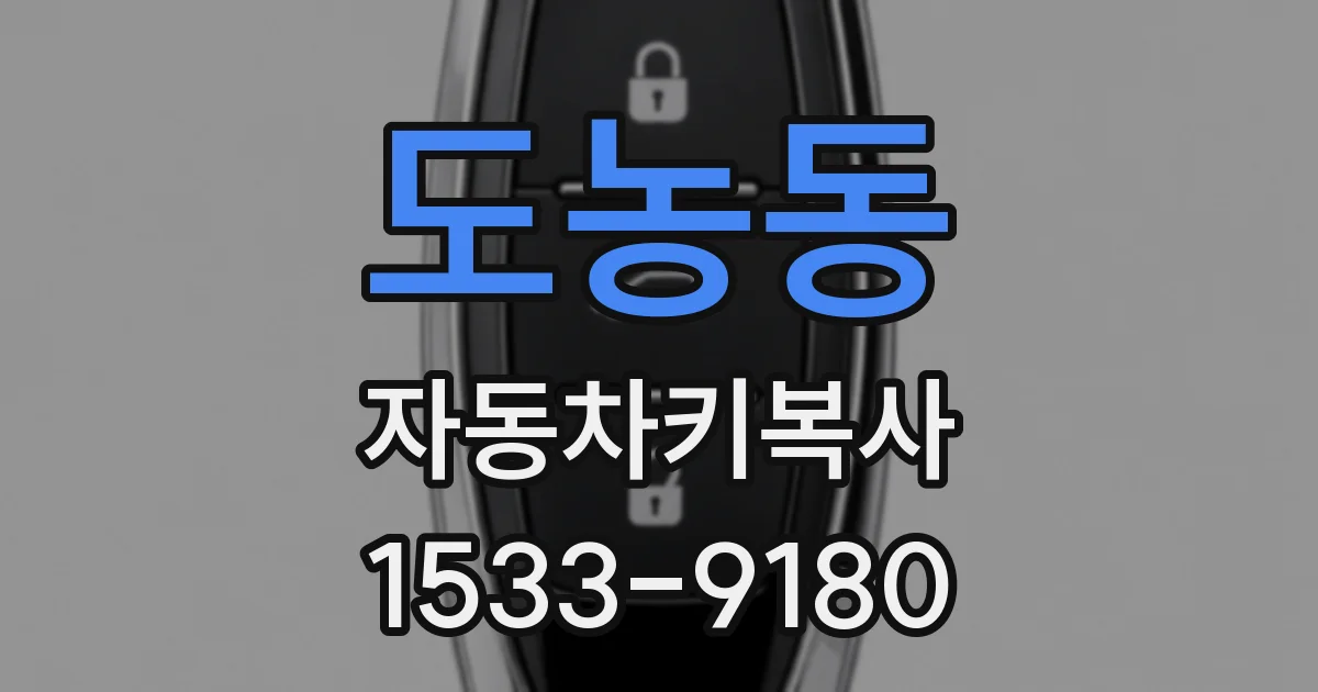 도농동 자동차키복사