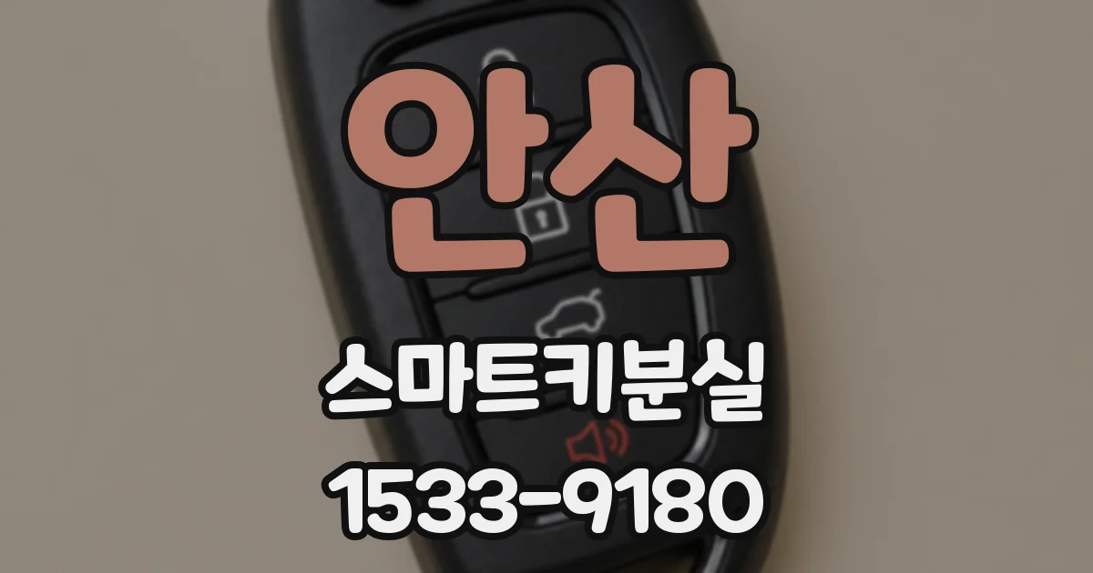 안산 스마트키분실