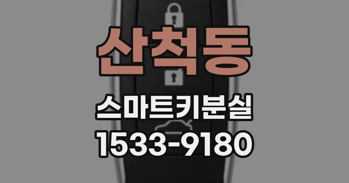 산척동 스마트키분실