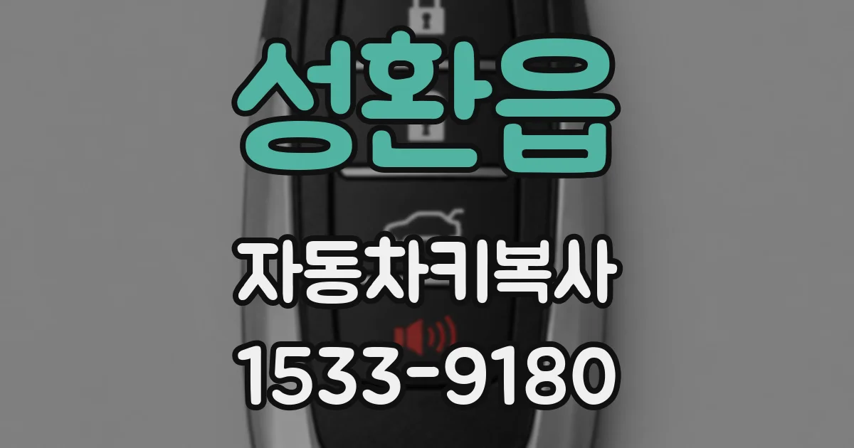 성환읍 자동차키복사