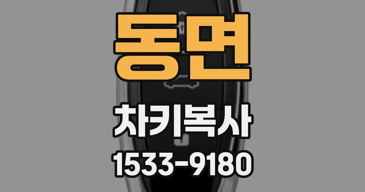 동면 차키복사