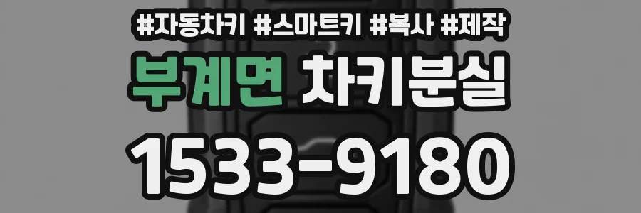 부계면 차키분실