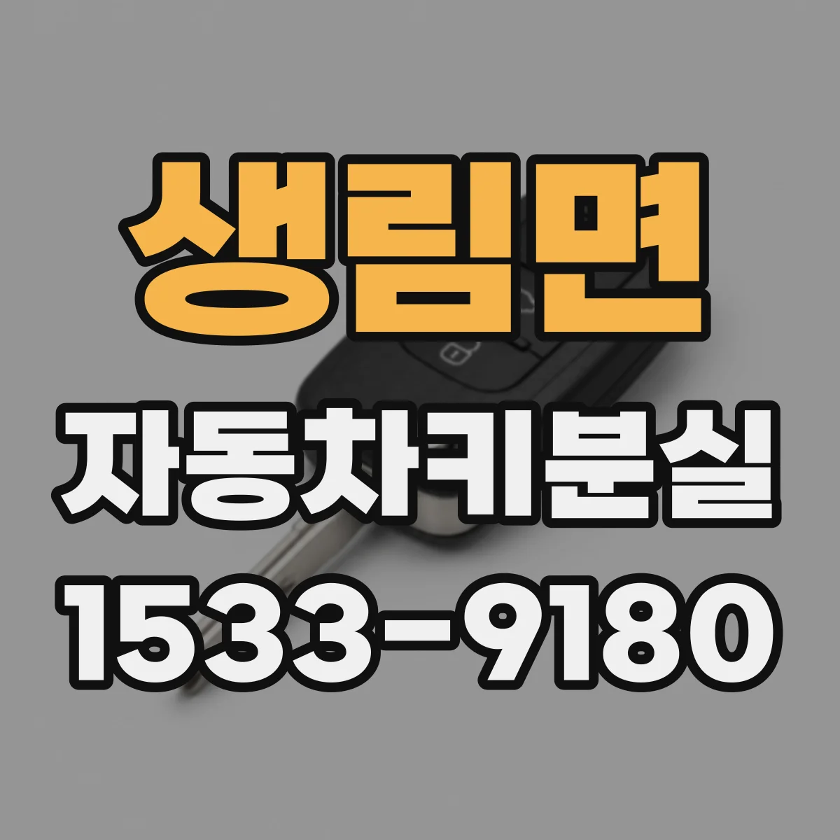 생림면 자동차키분실