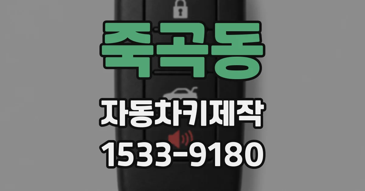죽곡동 자동차키제작
