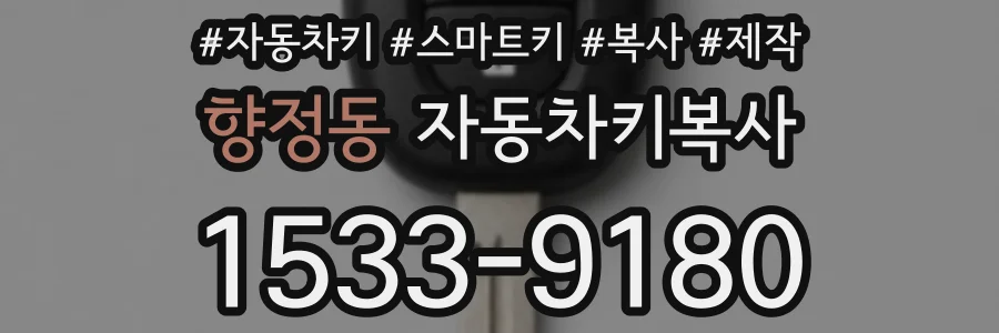 향정동 자동차키복사