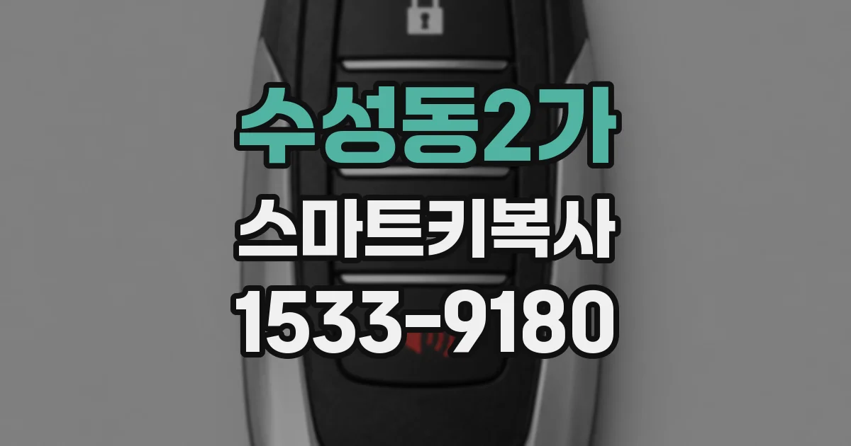 수성동2가 스마트키복사