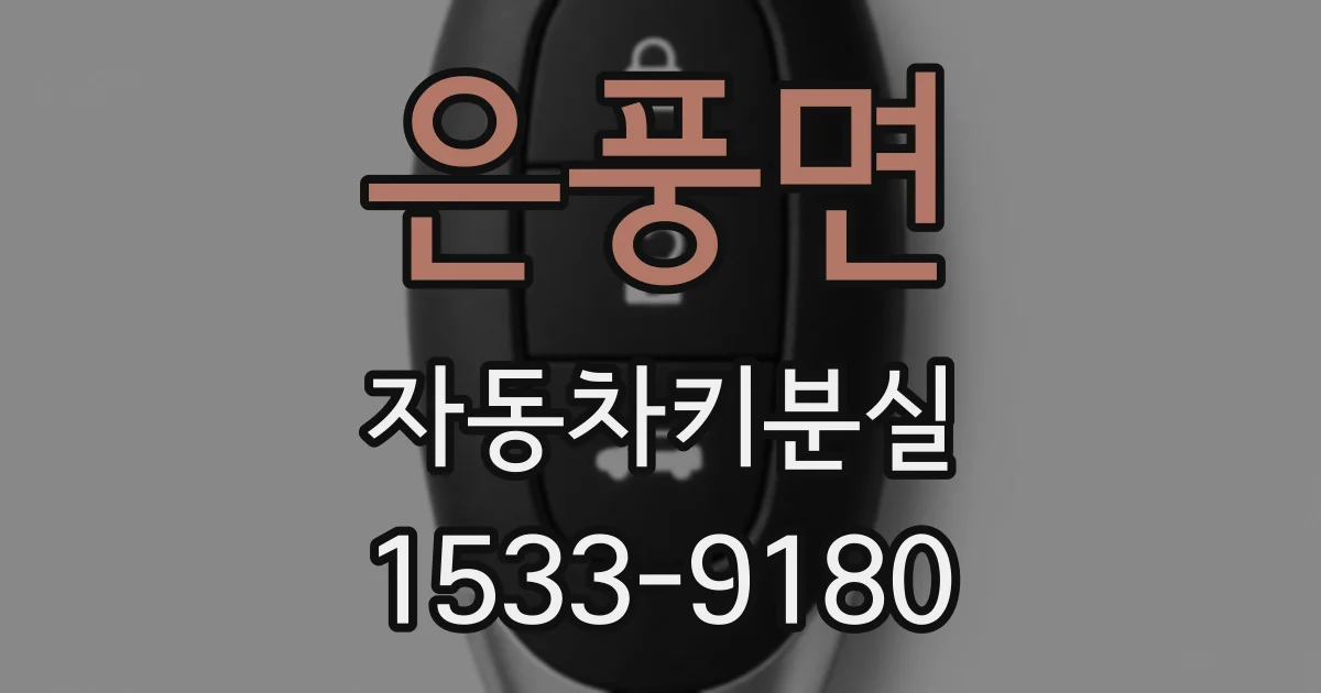 은풍면 자동차키분실