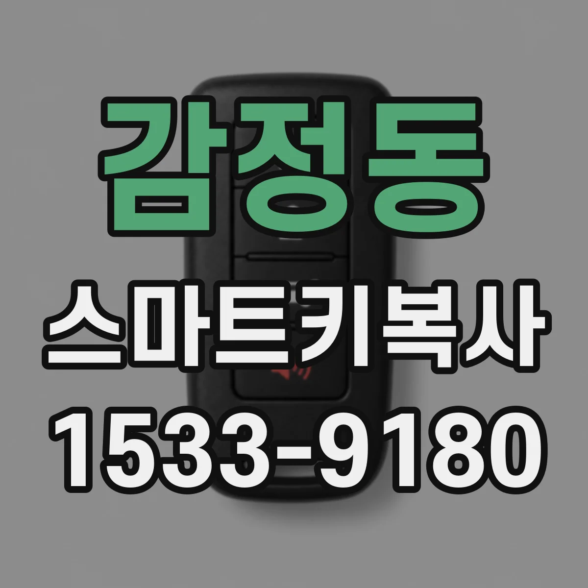 감정동 스마트키복사