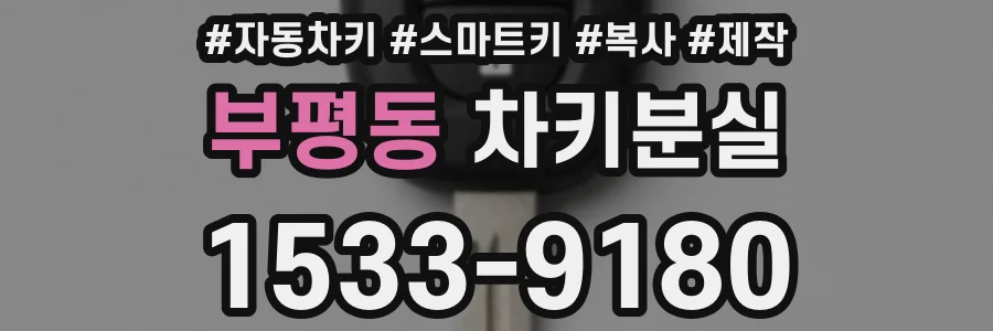 부평동 차키분실