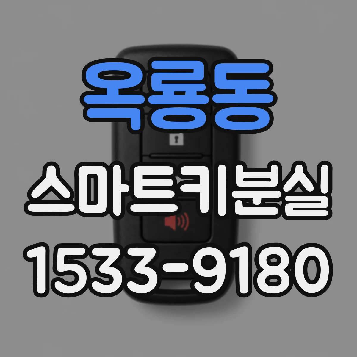 옥룡동 스마트키분실