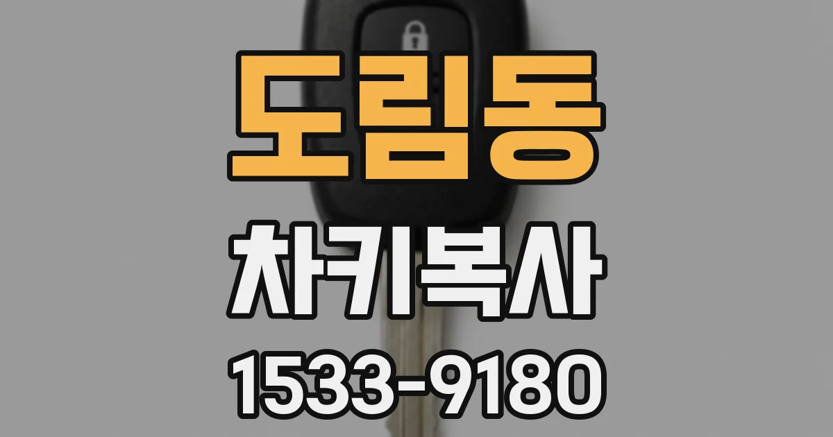 도림동 차키복사