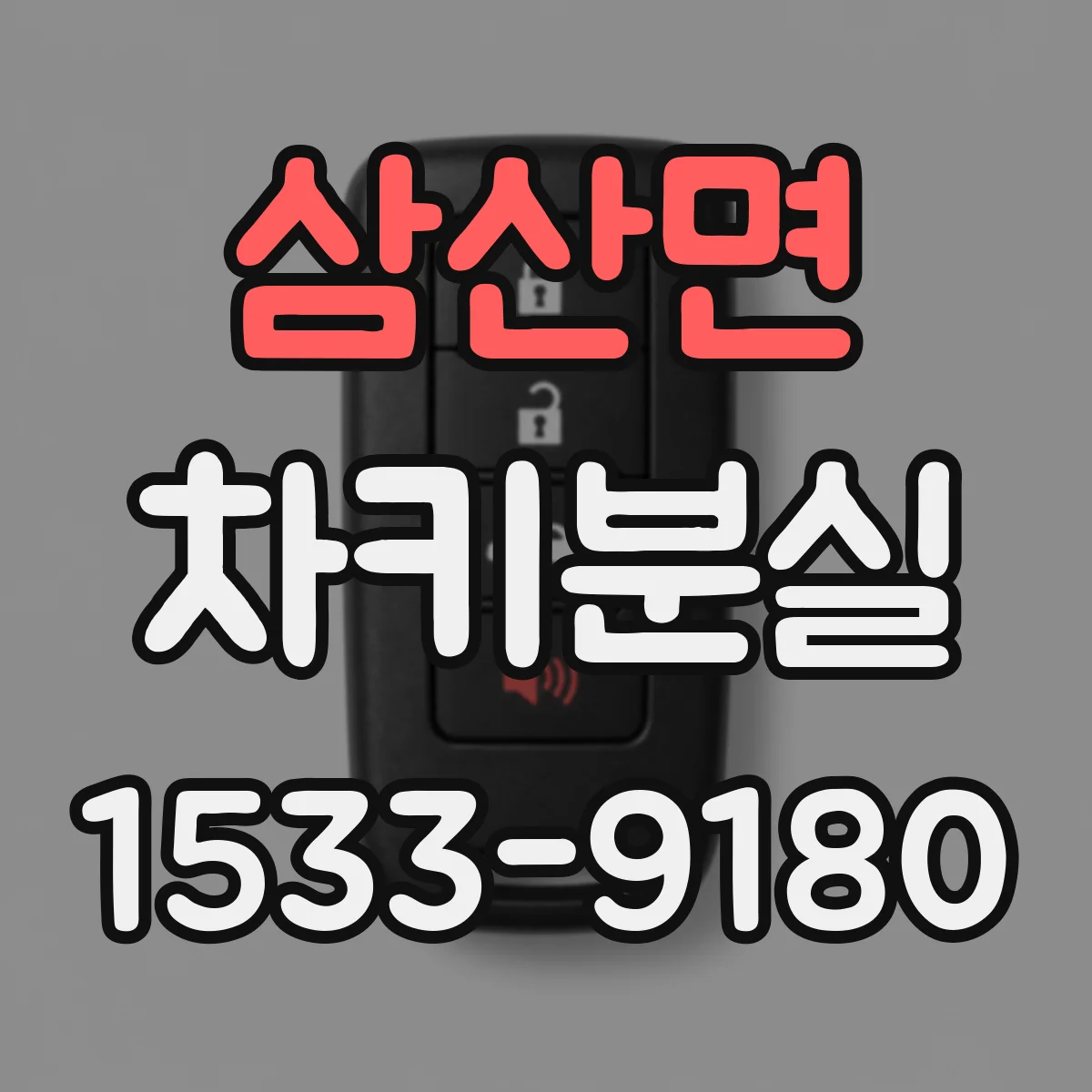 삼산면 차키분실