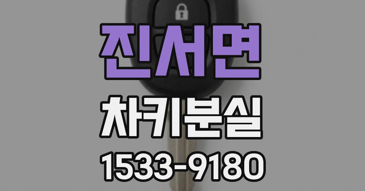 진서면 차키분실