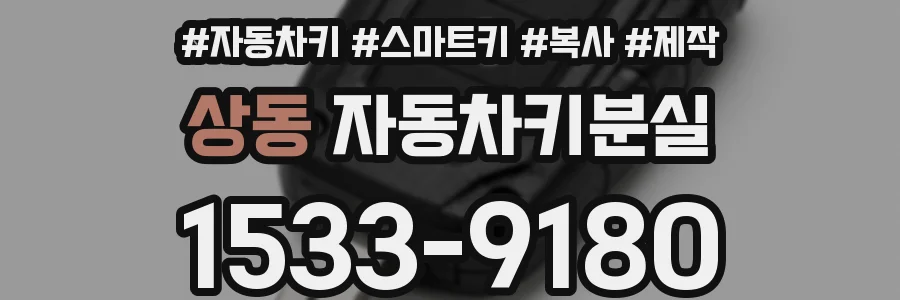 상동 자동차키분실