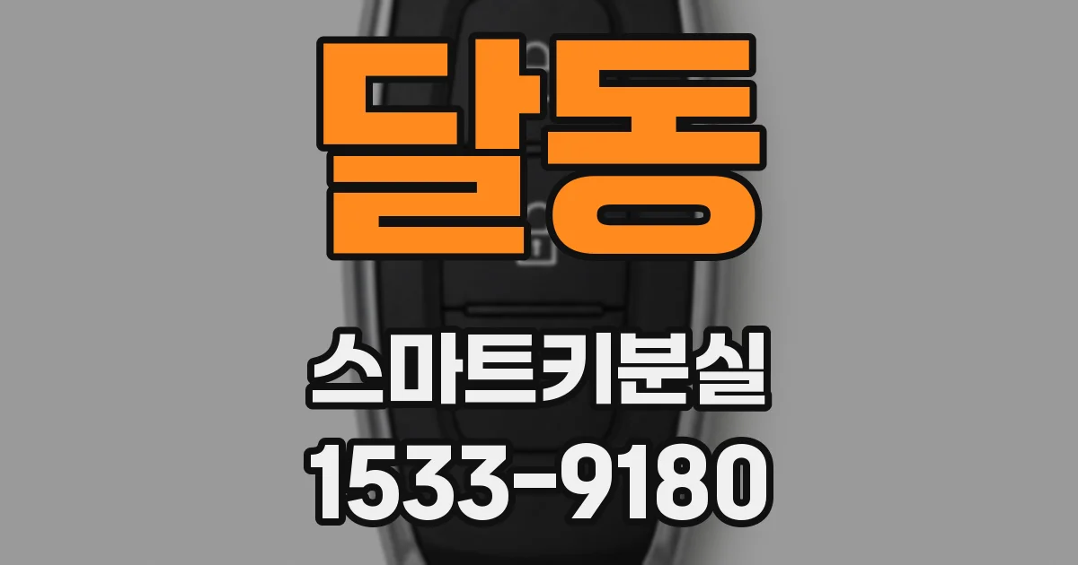 달동 스마트키분실