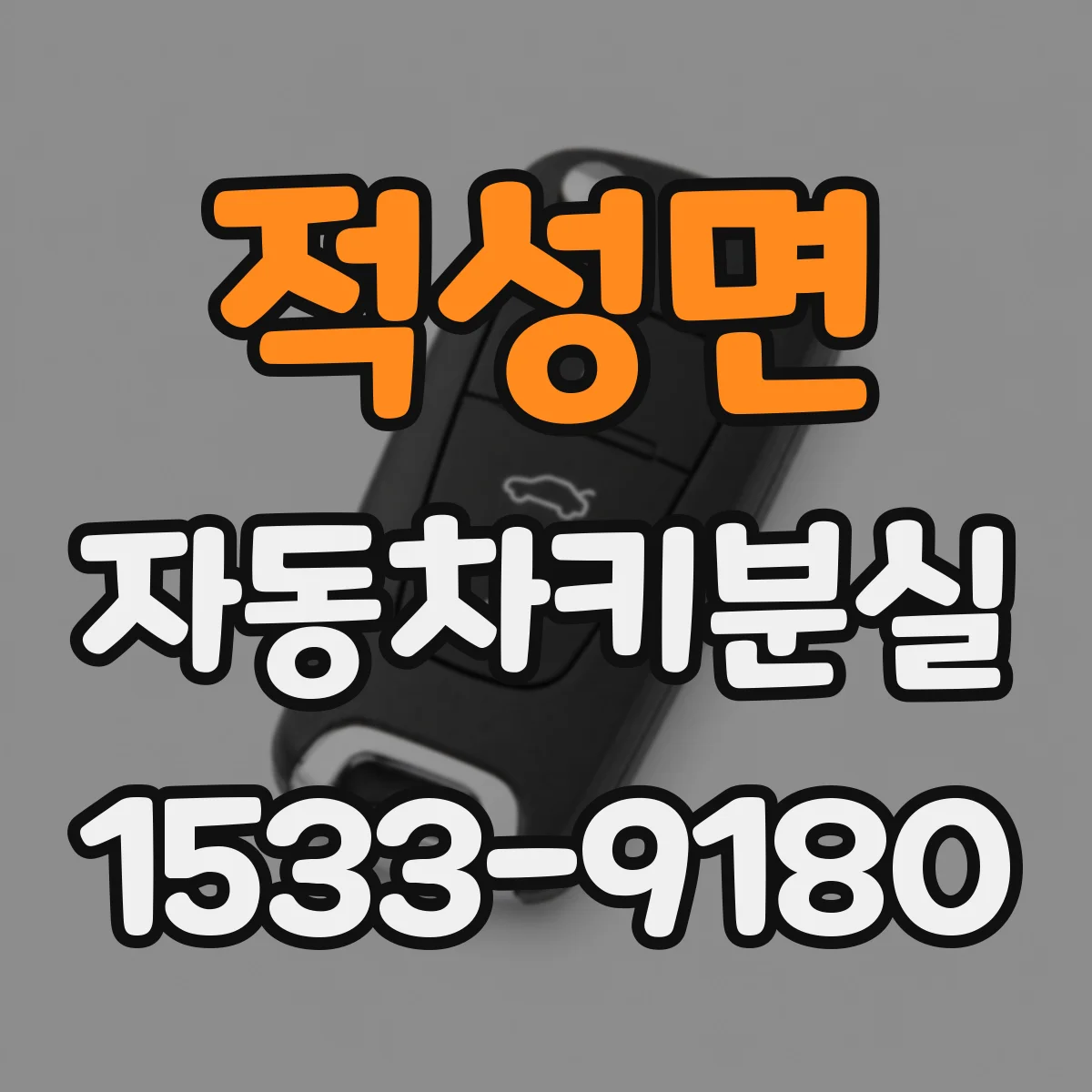 적성면 자동차키분실
