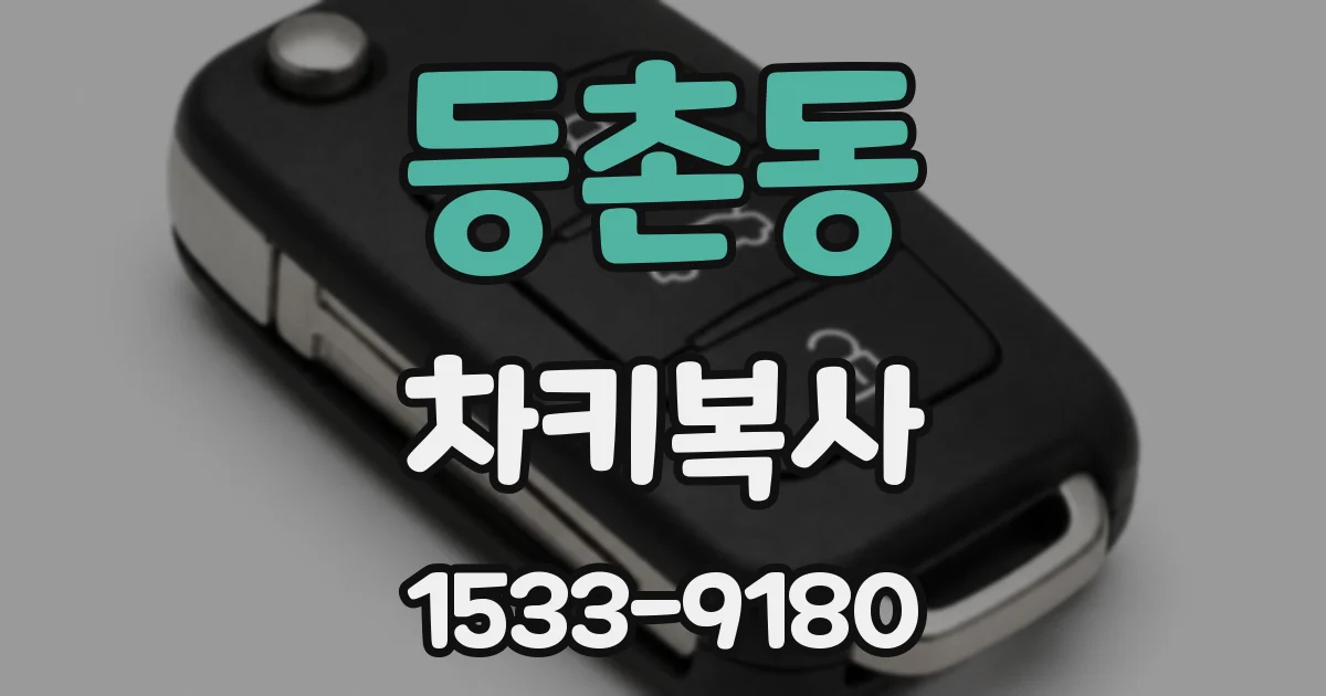 등촌동 차키복사